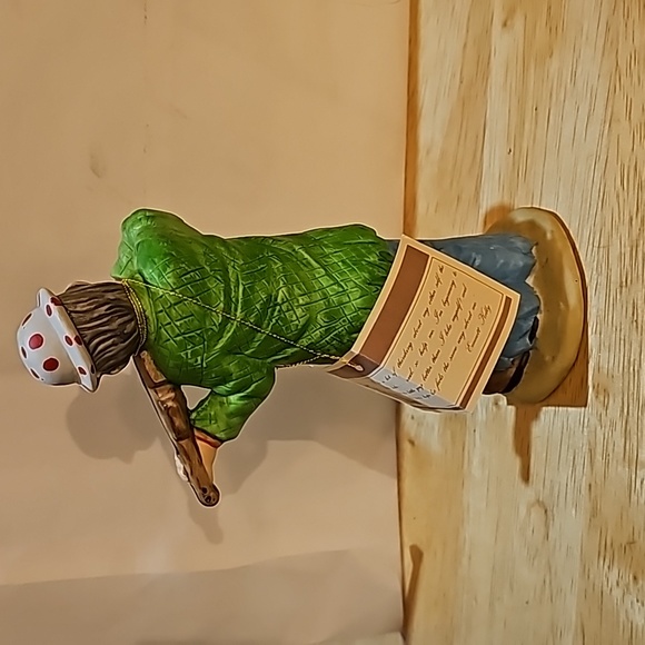 Emmett Kelly Jr. Collection Clown playing the Violin Porcelain figurine Flambro - Picture 2 of 7